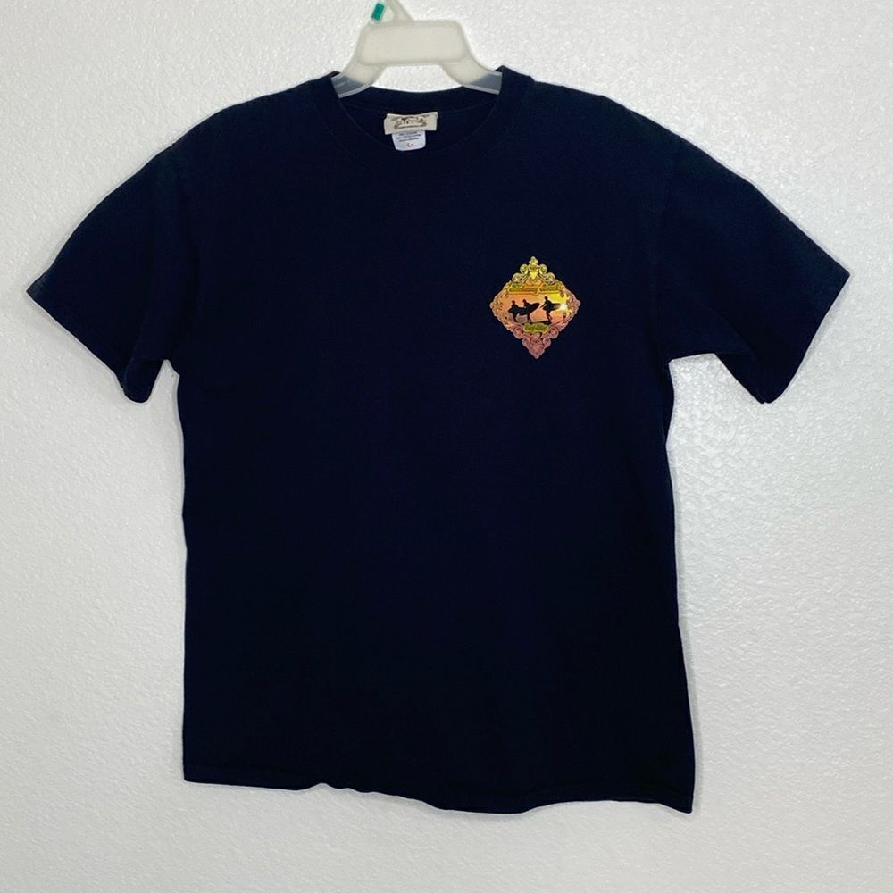 COASTAL CLASSICS Men’s Black 100% Pre Shrunk Cotton T Shirt Size L